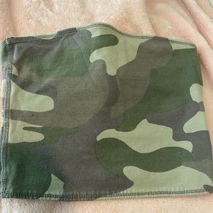 Camo crop top